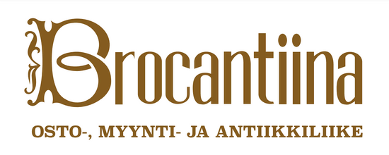 Osto-, Myynti- ja Antiikkiliike Brocantiina -logo